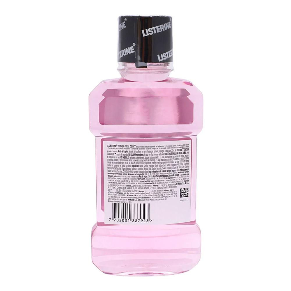 Foto 3 pulgar | Enjuague Bucal Listerine Cuidado Total Zero 250 Ml