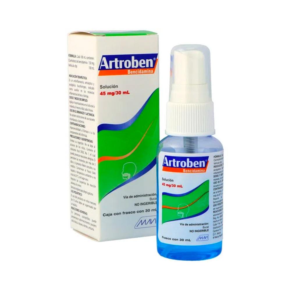 Foto 2 pulgar | Solución Bucal Artroben 30 Ml