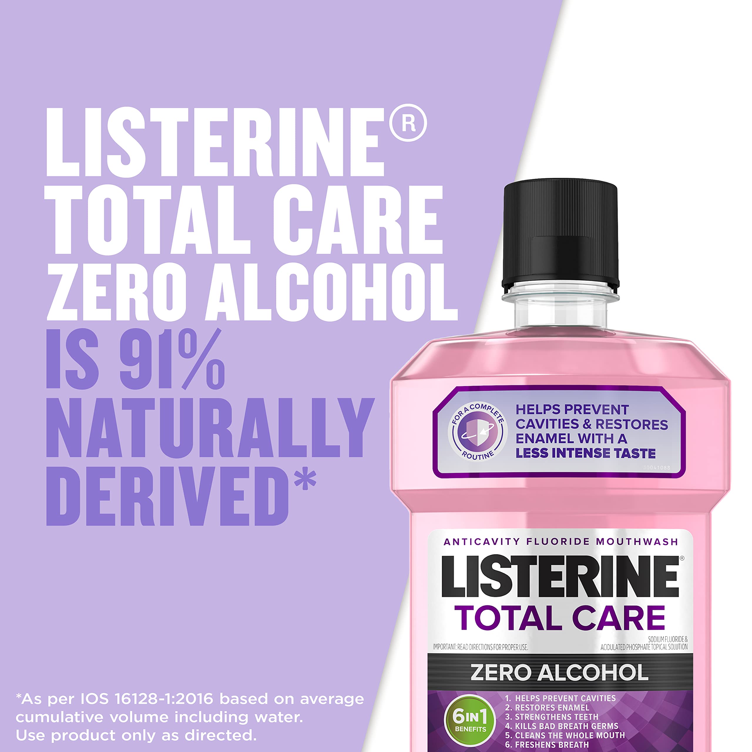 Foto 5 pulgar | Enjuague Bucal Listerine Total Care Sin Alcohol De 95 Ml (paquete De 12) - Venta Internacional.