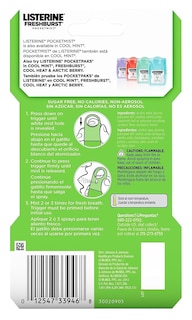 Foto 2 | Bruma Para El Cuidado Bucal Listerine Freshburst Pocketmist Fresh Breath - Venta Internacional.