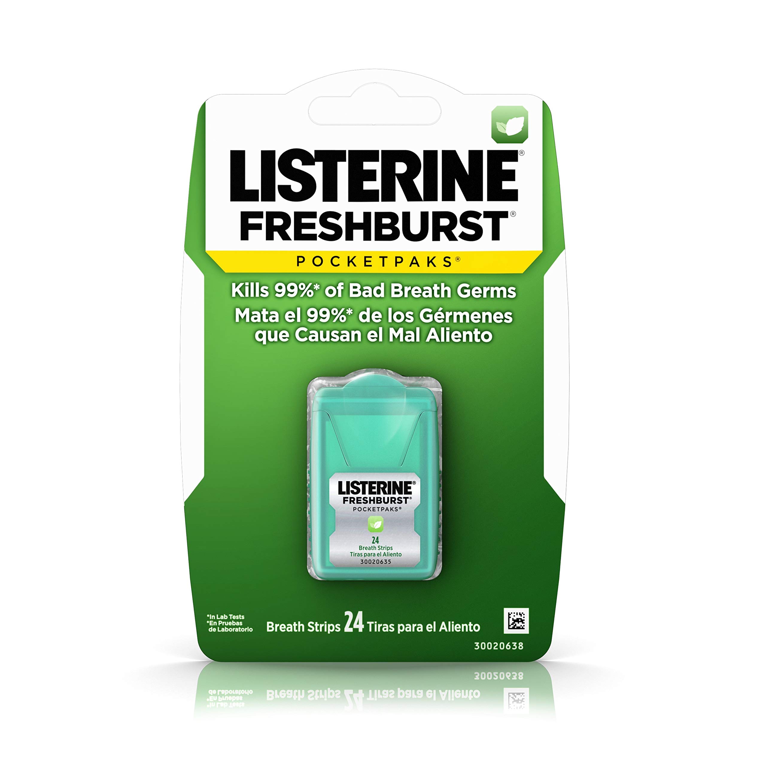 Foto 3 pulgar | Breath Strips Listerine Freshburst Pocketpaks, 24 Tiras (paquete De 12) - Venta Internacional.