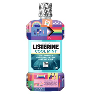 Foto 1 | Enjuague Bucal Listerine Cool Mint Antiséptico, 1 Litro, Mata El 99% De Los Gérmenes - Venta Internacional.