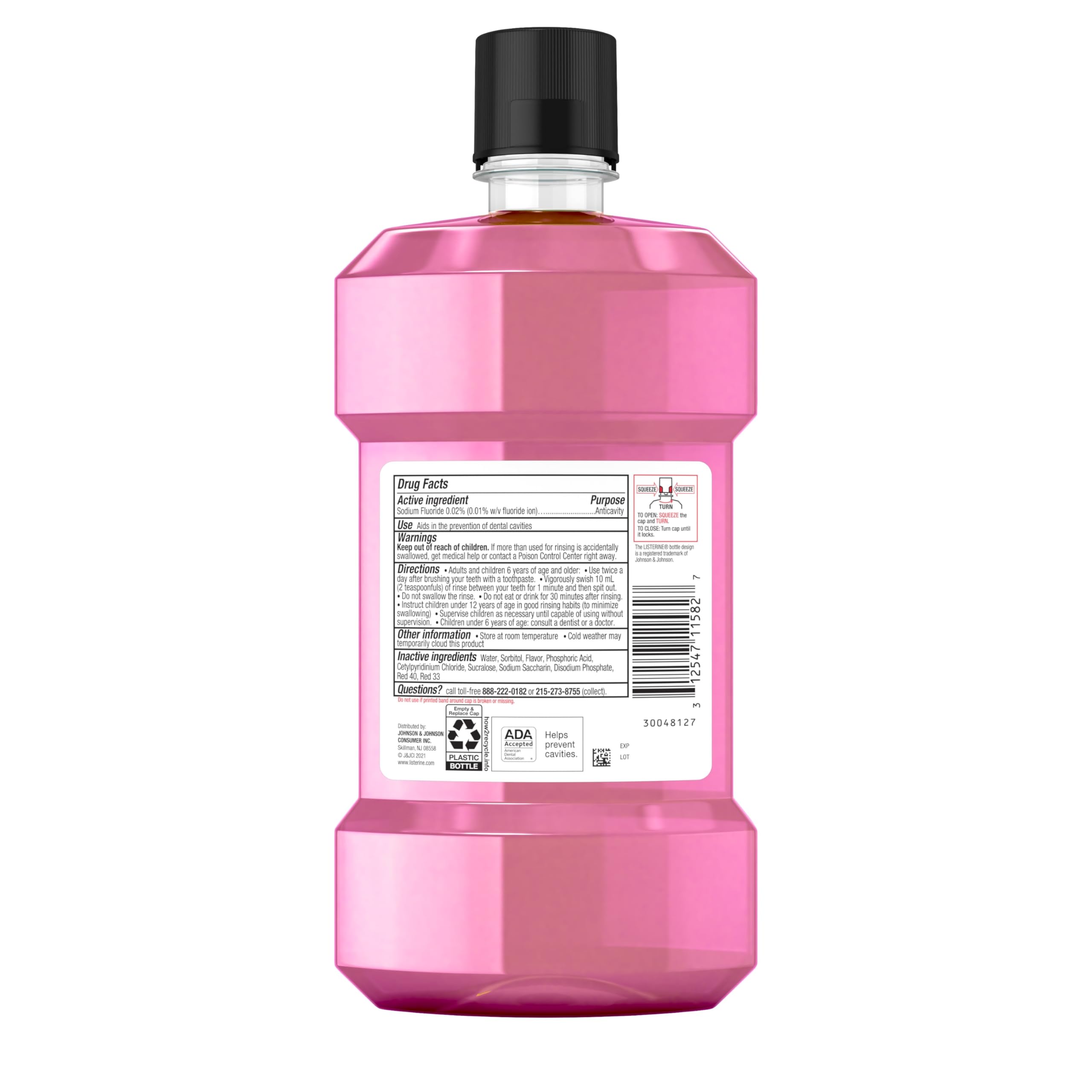 Foto 8 pulgar | Enjuague Bucal Listerine Smart Rinse Anticaries, 500 Ml (paquete De 6) - Venta Internacional.