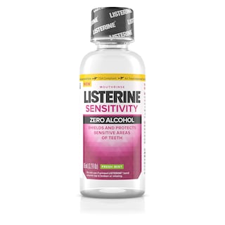 Foto 1 | Enjuague Bucal Listerine Sensitivity Relief 24 Horas Con Menta Fresca, 100 Ml - Venta Internacional.