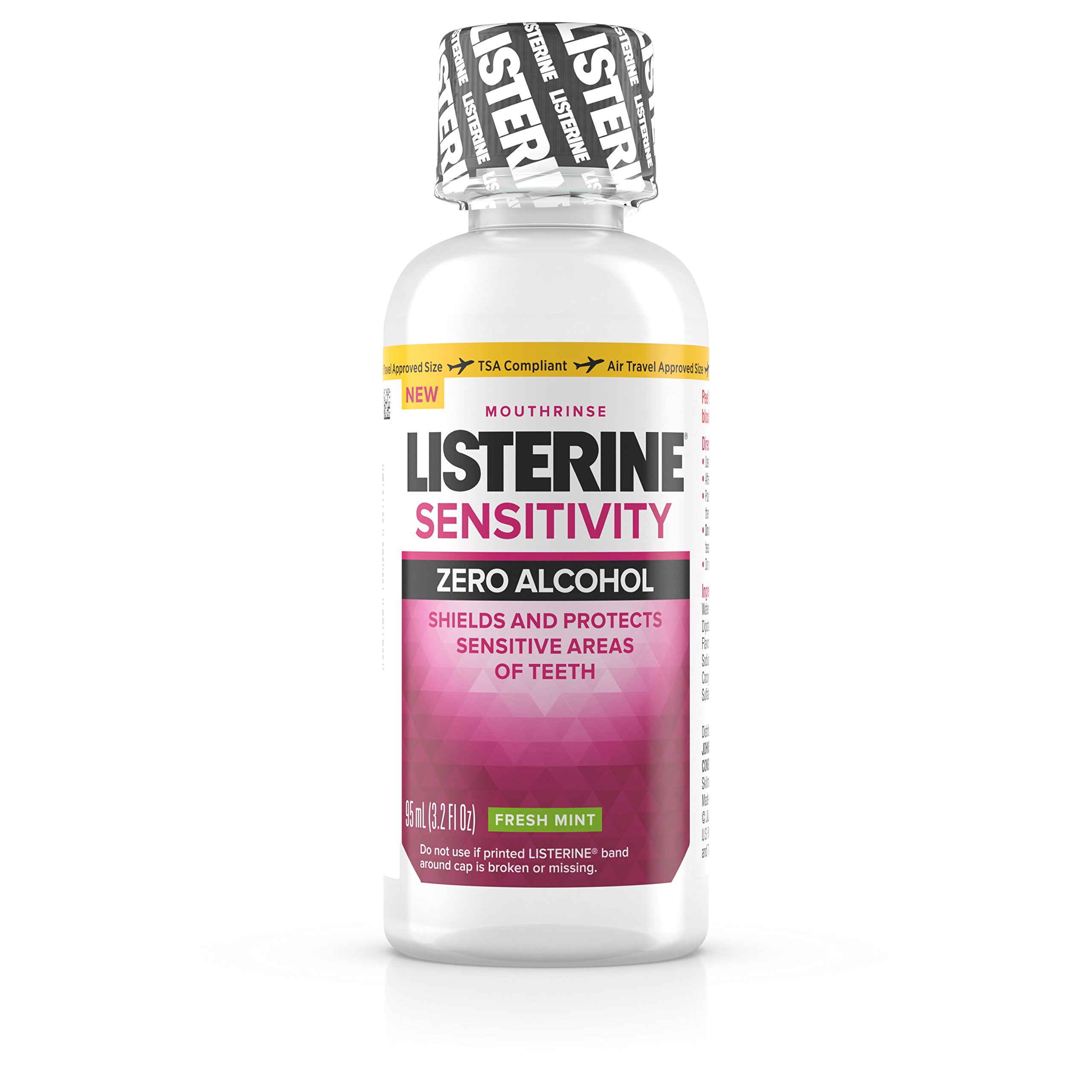 Foto 3 pulgar | Enjuague Bucal Listerine Sensitivity Zero Alcohol Fresh Menta 95 Ml X3 - Venta Internacional.