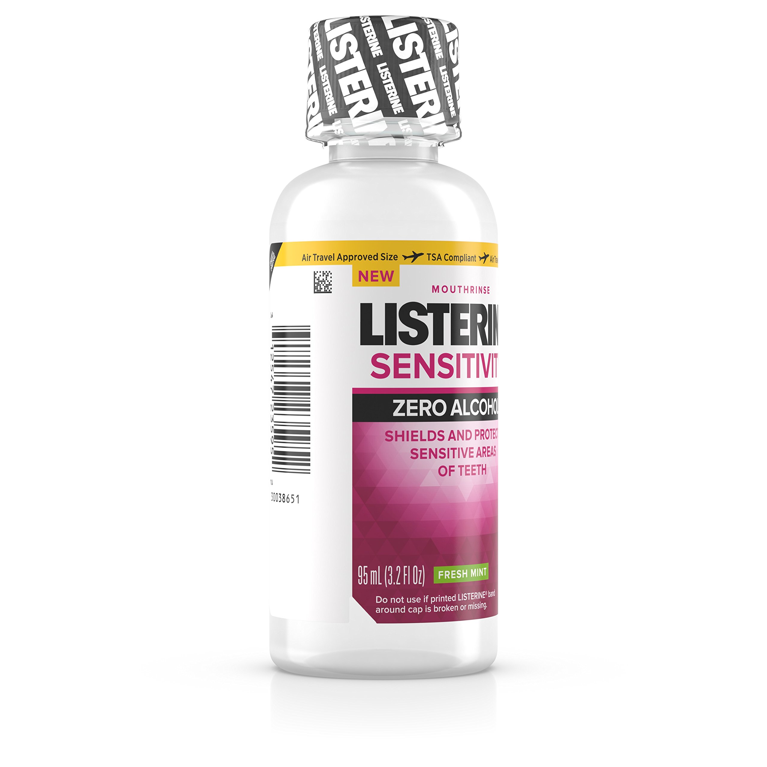 Foto 5 pulgar | Enjuague Bucal Listerine Sensitivity Zero Alcohol Fresh Menta 95 Ml X3 - Venta Internacional.