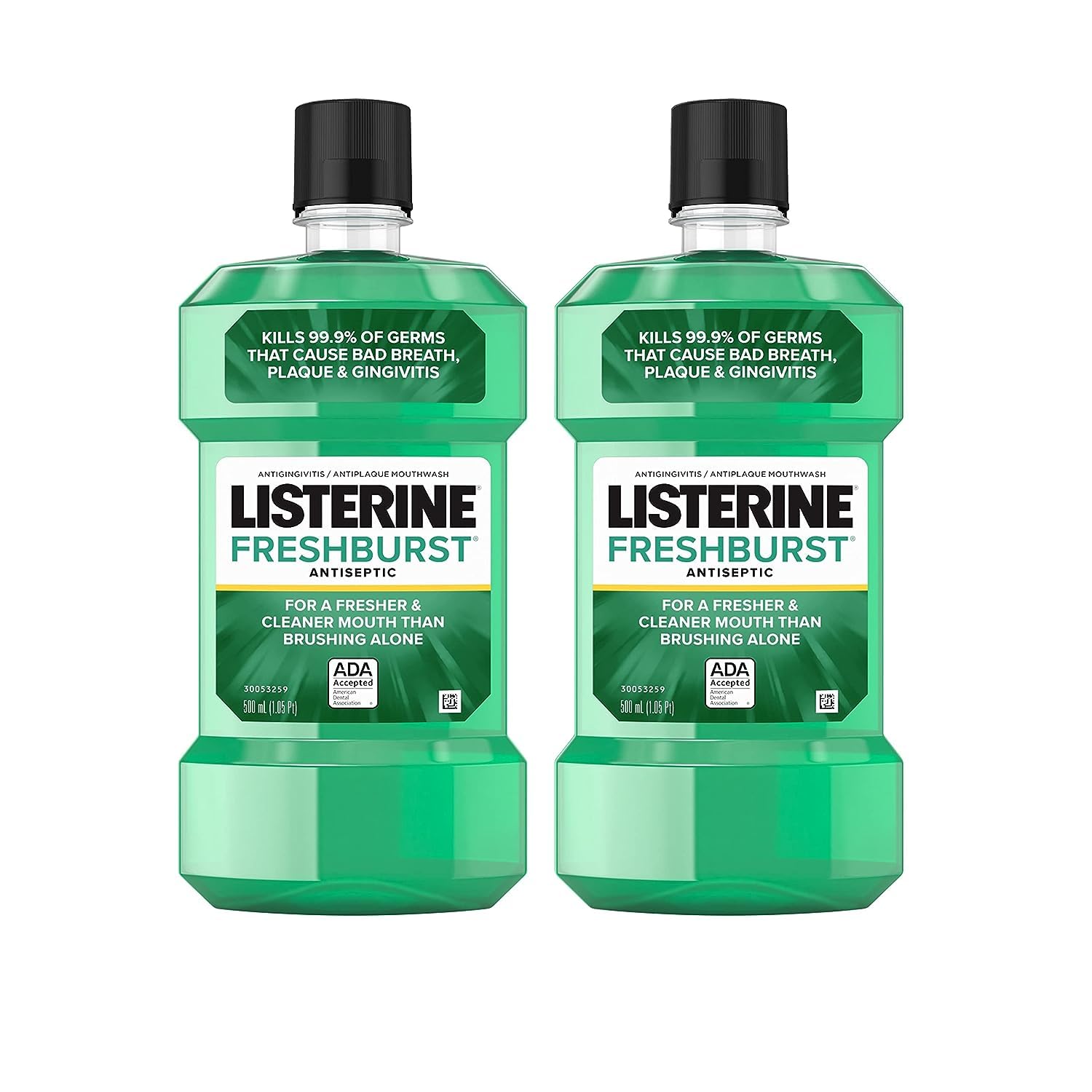 Foto 2 pulgar | Enjuague Bucal Listerine Freshburst Antiséptico, 500 Ml (paquete De 2) - Venta Internacional.