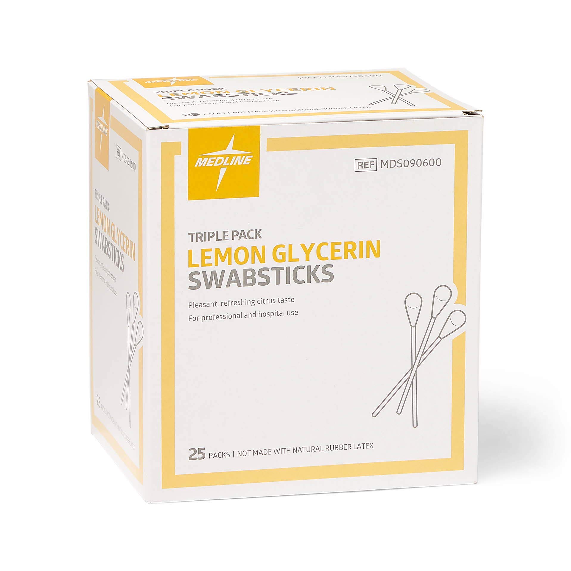 Foto 2 | Glicerina De Limón Swabsticks Medline Para Boca Seca, 750 Unidades - Venta Internacional.