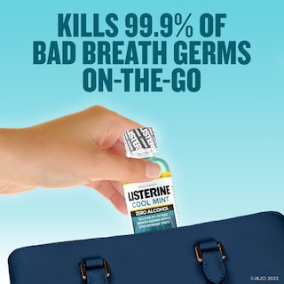 Foto 3 | Enjuague Bucal Listerine Zero Alcohol Cool Mint 95 Ml (paquete De 12) - Venta Internacional.