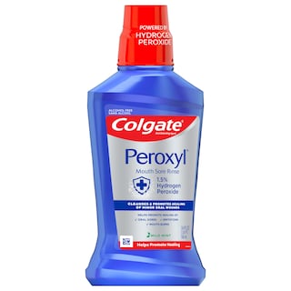 Foto 3 | Enjuague Bucal Colgate Peroxyl Antiseptic Con Peróxido De Hidrógeno Al 1,5%, 500 Ml - Venta Internacional.