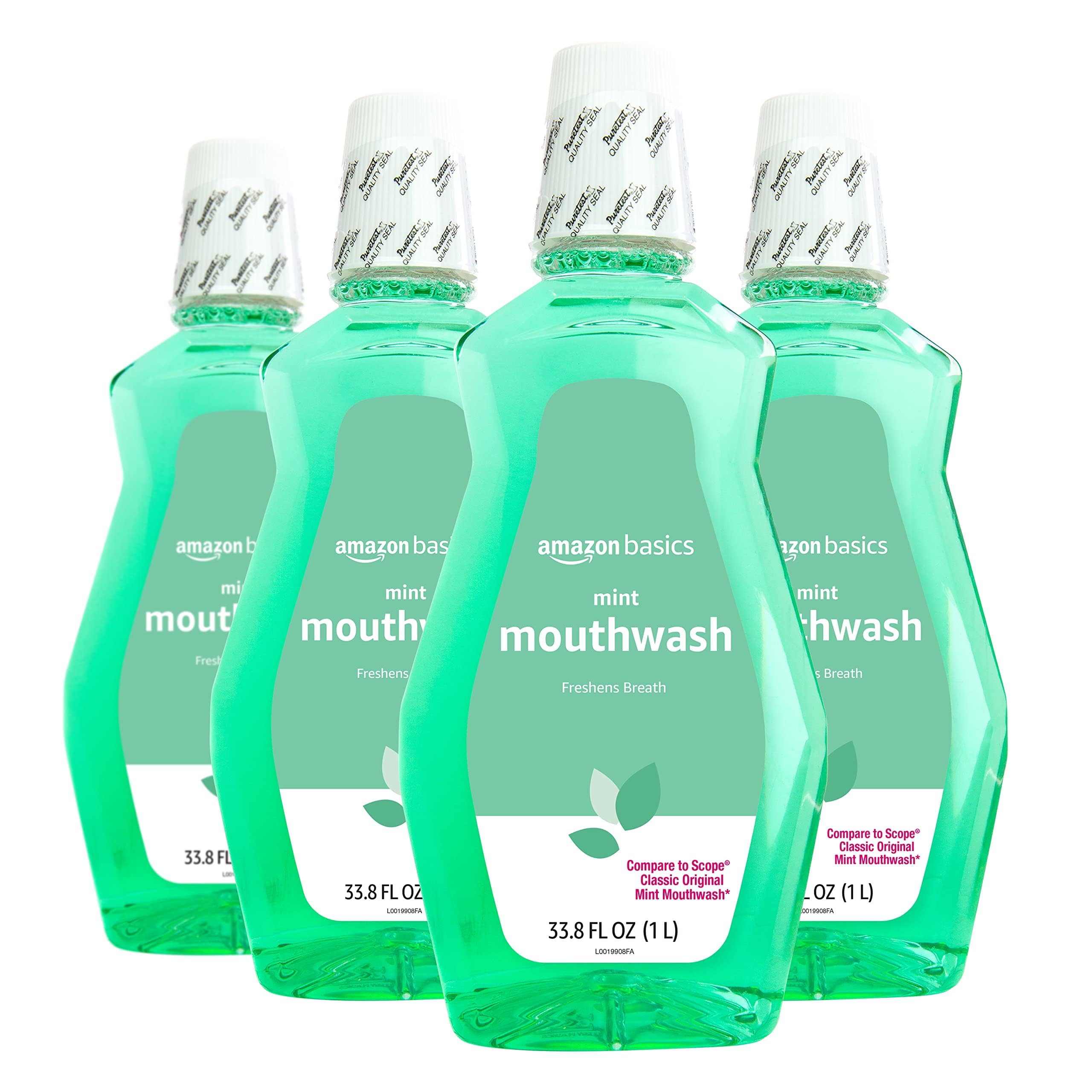 Enjuague Bucal Fresh Breath Mint 1 L 4 Piezas $892