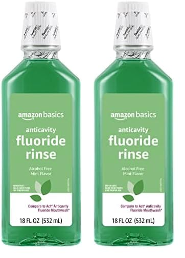 Enjuague con Flúor Amazon Basics Anticaries Mint 540 Ml Paquete de 2 - Venta Internacional $571