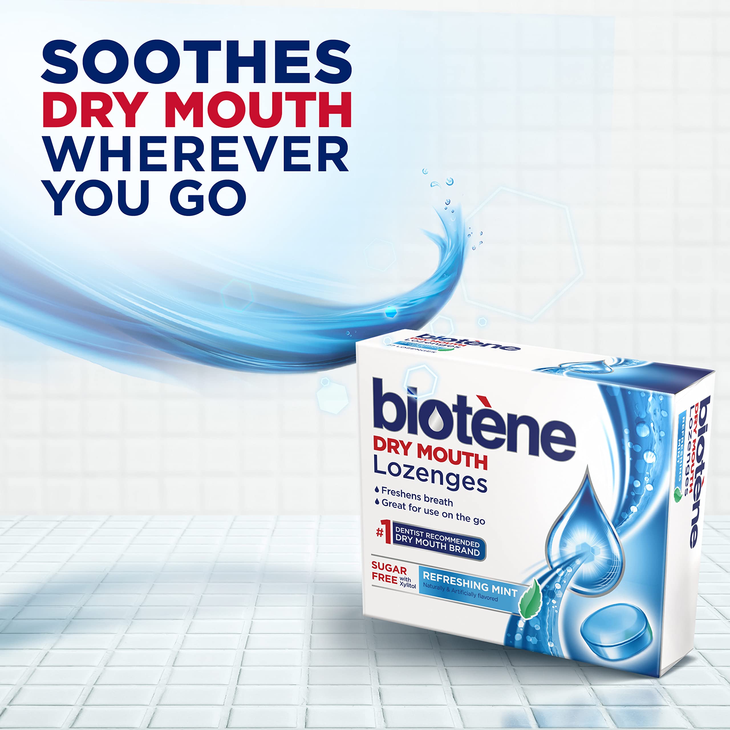 Foto 3 pulgar | Pastillas Para Boca Seca Biotène Dry Mouth Relief, 27 Unidades, 3 - Venta Internacional.