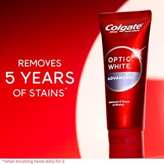 Foto 2 | Pasta De Dientes Colgate Optic White Advanced Hydrogen Perxide 90 Ml - Venta Internacional.
