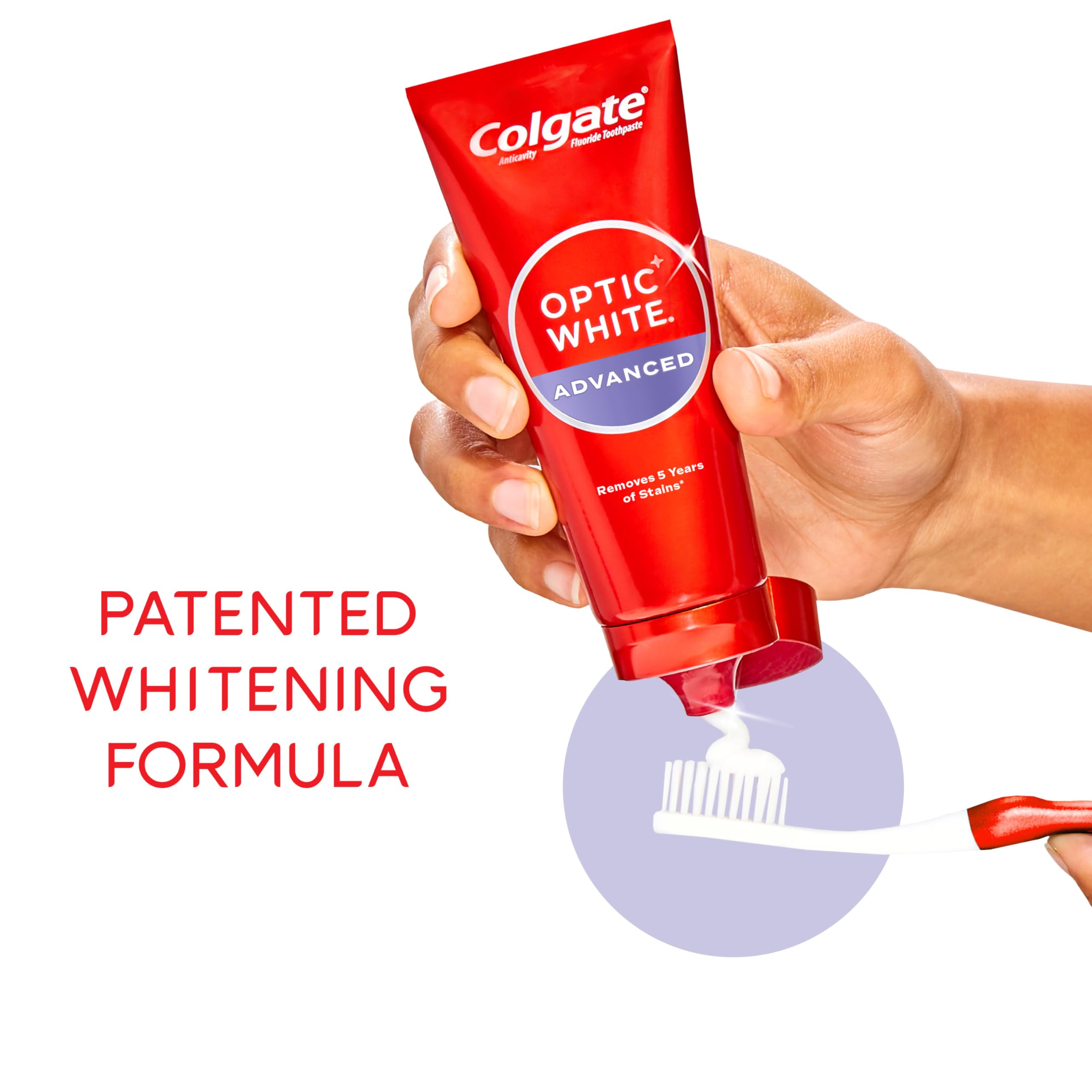 Foto 5 pulgar | Pasta De Dientes Colgate Optic White Advanced Hydrogen Perxide 90 Ml - Venta Internacional.