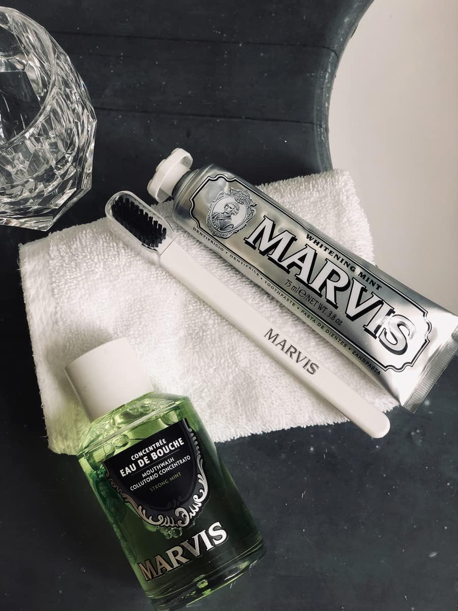 Foto 8 pulgar | Enjuague Bucal Marvis Strong Mint Concentrate 120 Ml - Venta Internacional.