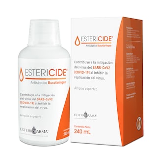 Foto 1 | Estericide Bucofaríngeo Adulto Solución Frasco De 240ml