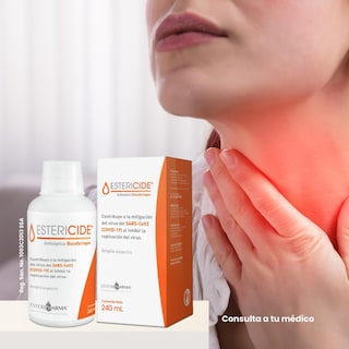 Foto 3 | Estericide Bucofaríngeo Adulto Solución Frasco De 240ml