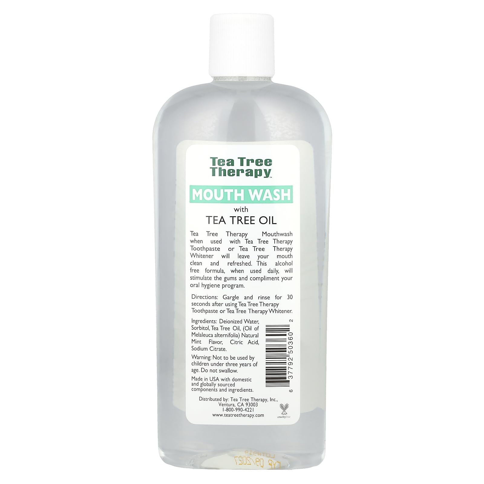 Foto 3 pulgar | Enjuague Bucal Tea Tree Therapy 355 Ml, Sin Alcohol, Sin Conservantes - Venta Internacional.
