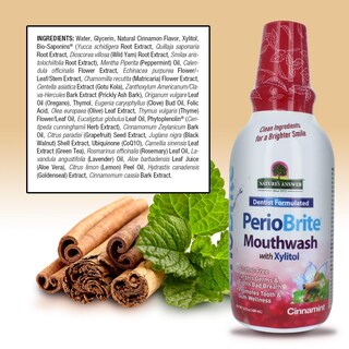 Foto 2 | Enjuague Bucal Nature's Answer Periobrite Cinamint 473 Ml - Venta Internacional.