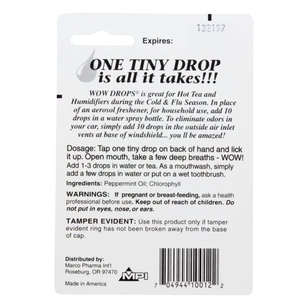 Foto 3 pulgar | Ambientador de Aliento Wow Lick a Drops Menta 10 ml - Venta Internacional
