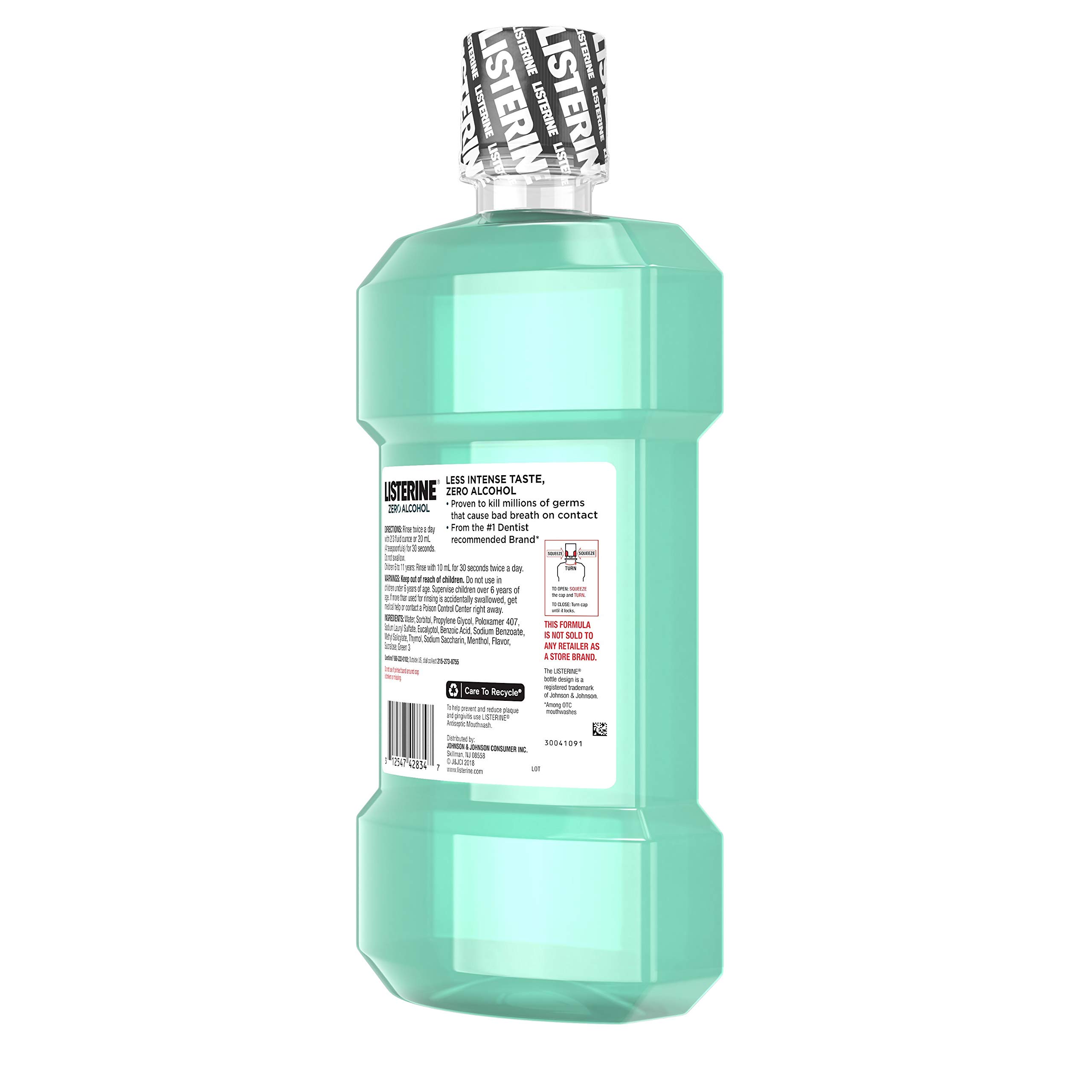 Foto 8 pulgar | Enjuague Bucal Listerine Zero Clean Mint 1.5 L Para Higiene Bucal - Venta Internacional.