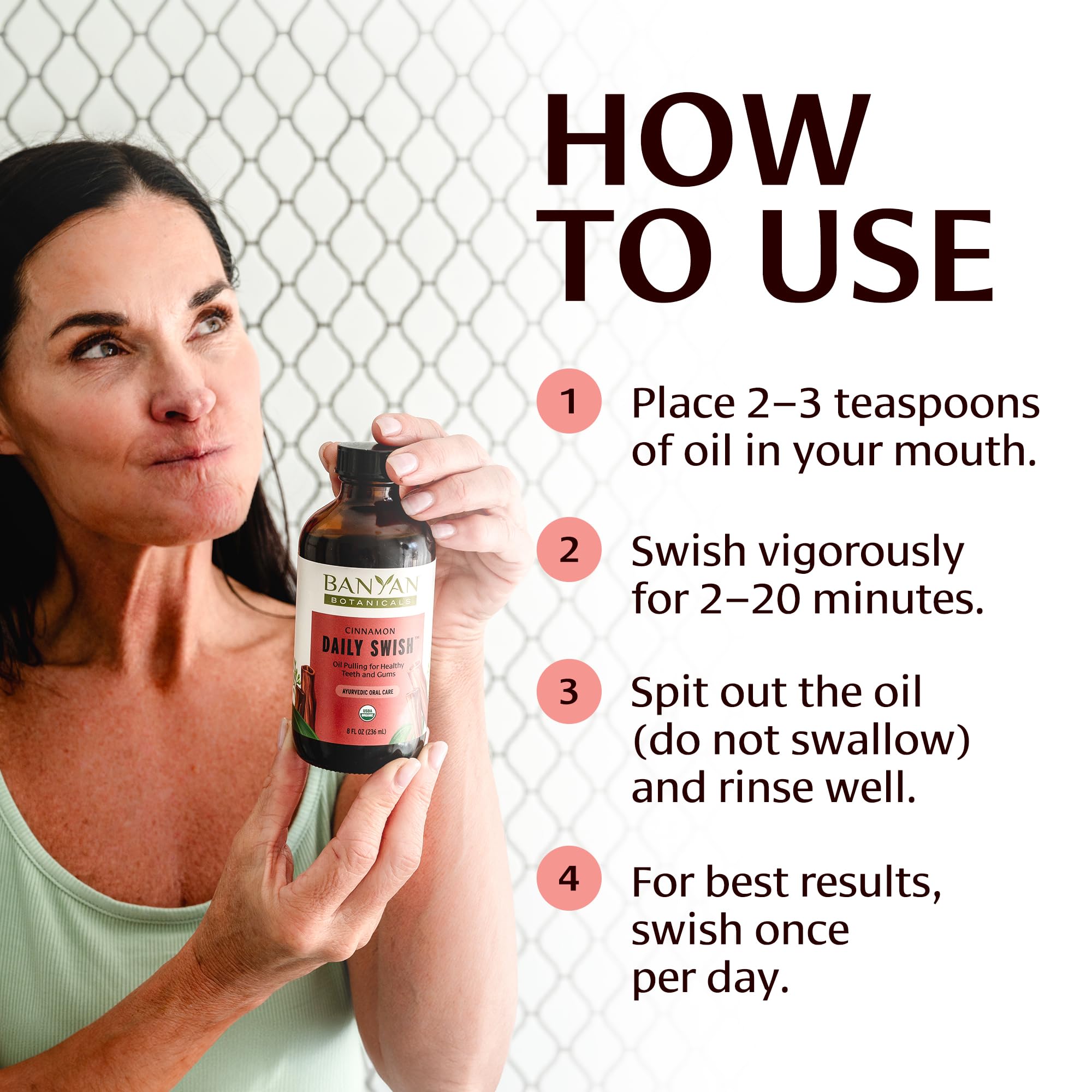 Foto 4 pulgar | Enjuague Bucal Banyan Botanicals Cinnamon Daily Swish, 240 Ml, Orgánico - Venta Internacional.