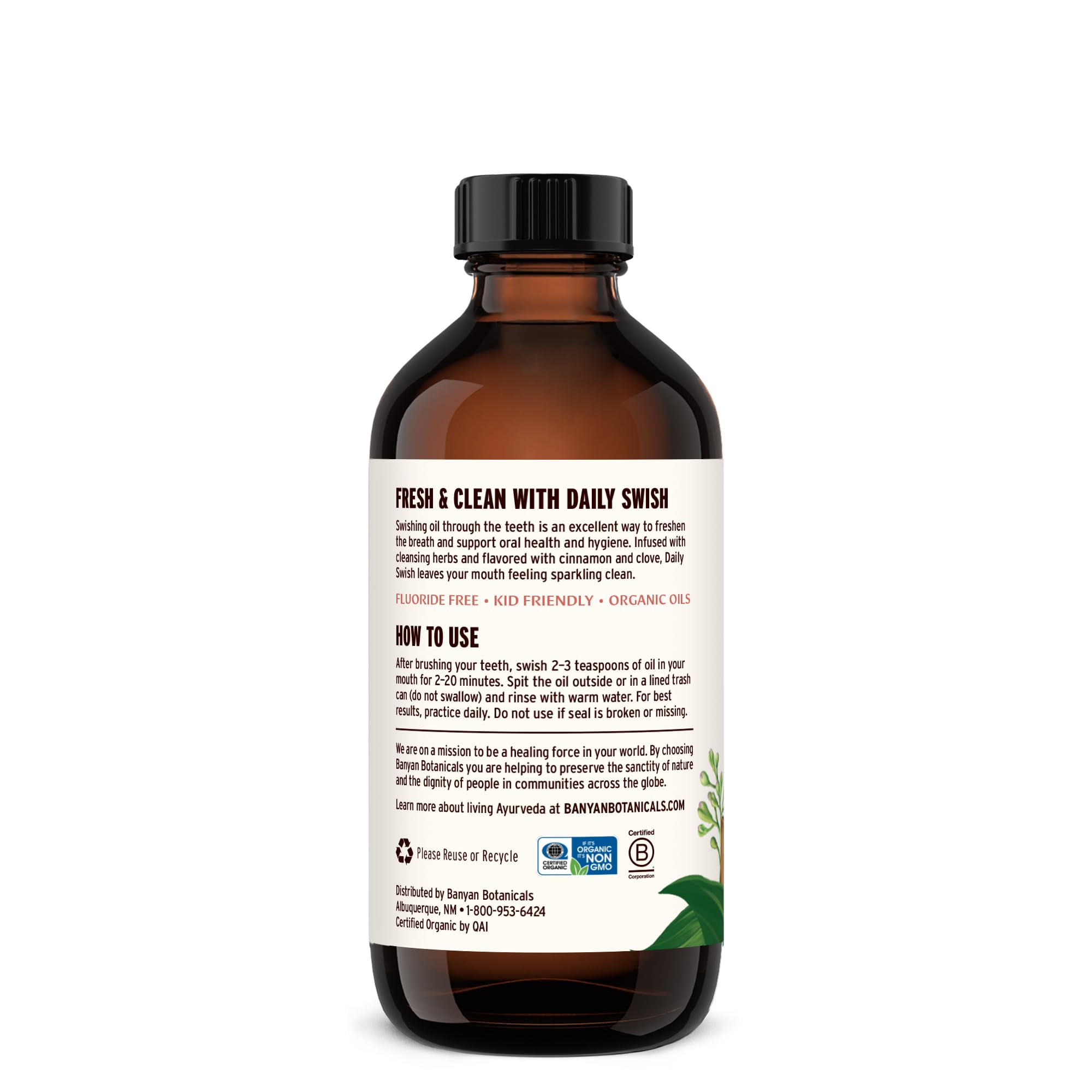 Foto 8 pulgar | Enjuague Bucal Banyan Botanicals Cinnamon Daily Swish, 240 Ml, Orgánico - Venta Internacional.