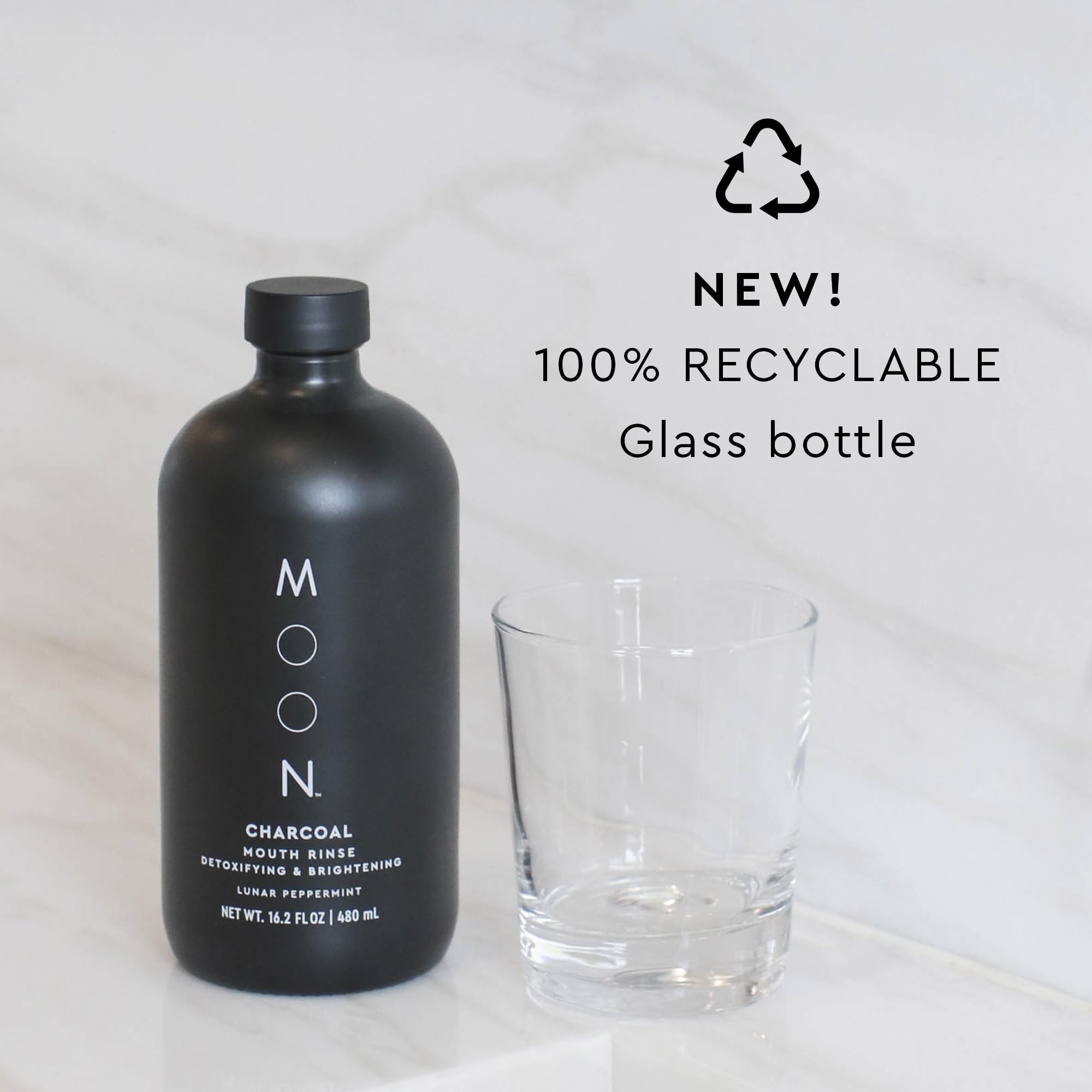 Foto 2 | Enjuague Bucal Moon Charcoal, Refresca El Aliento Y Desintoxica, 500 Ml - Venta Internacional.