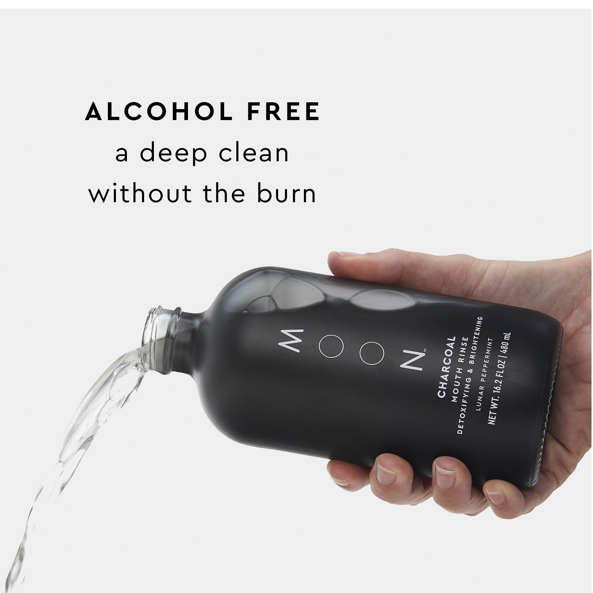 Foto 7 pulgar | Enjuague Bucal Moon Charcoal, Refresca El Aliento Y Desintoxica, 500 Ml - Venta Internacional.