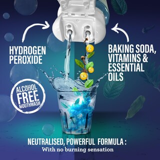 Foto 3 | Enjuague Bucal Gurunanda Dual Barrel Oxyburst Whitening 600 Ml - Venta Internacional.
