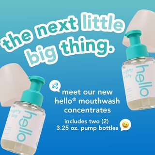 Foto 2 | Enjuague Bucal Hello Clean Mint Concentrate Sin Alcohol, 100 Ml, Paquete De 2 - Venta Internacional.