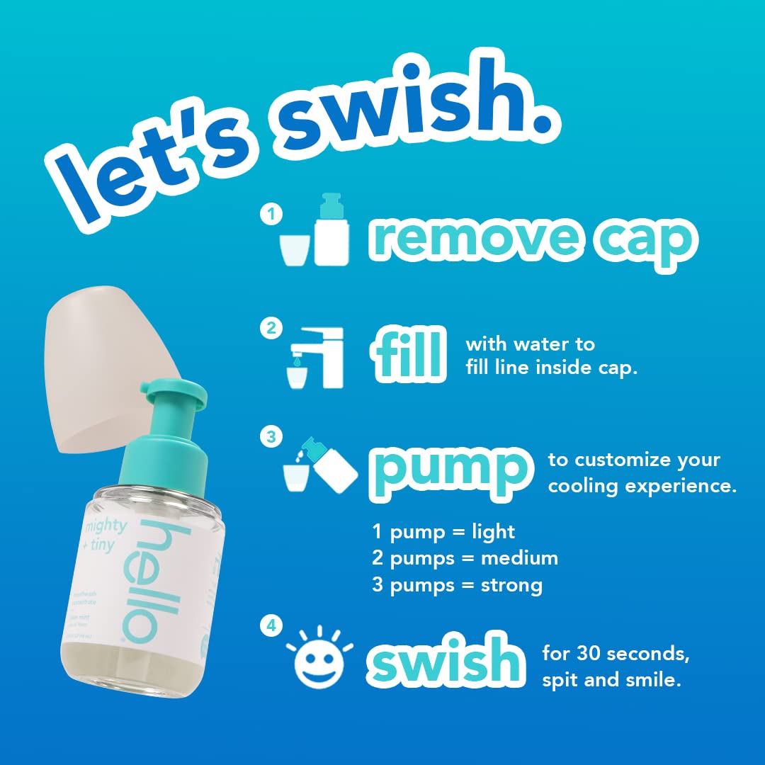 Foto 8 pulgar | Enjuague Bucal Hello Clean Mint Concentrate Sin Alcohol, 100 Ml, Paquete De 2 - Venta Internacional.