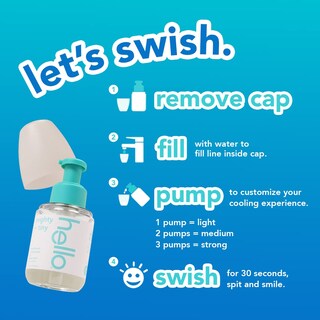 Foto 7 | Enjuague Bucal Hello Clean Mint Concentrate Sin Alcohol, 100 Ml, Paquete De 2 - Venta Internacional.