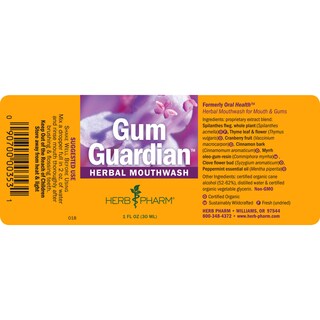 Foto 6 | Enjuague Bucal Herb Pharm Gum Guardian Herbal, 30 Ml, Orgánico - Venta Internacional.