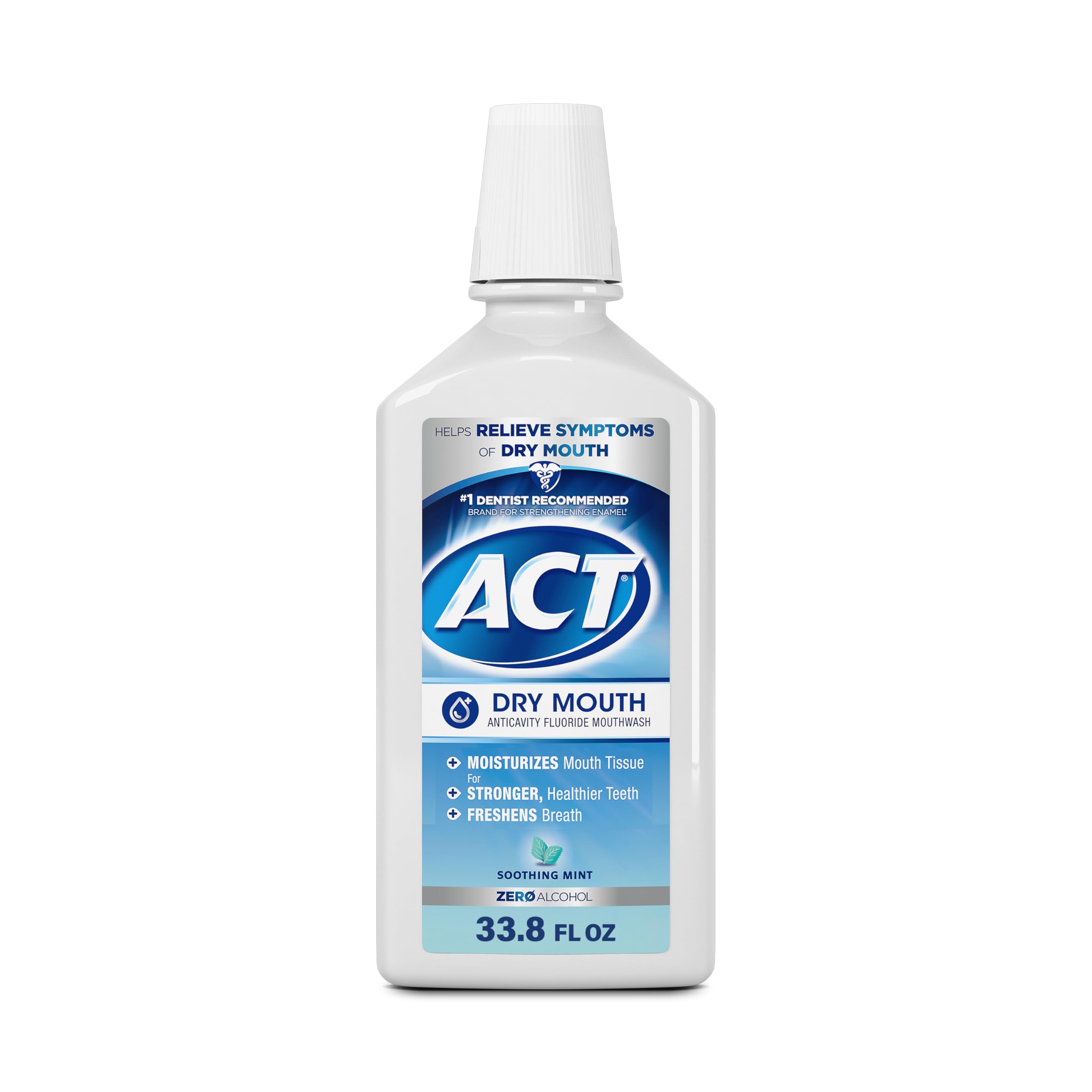 Foto 1 | Enjuague Bucal Act Para Boca Seca, Anticaries, Sin Alcohol, 1 Litro, Menta Calmante - Venta Internacional.