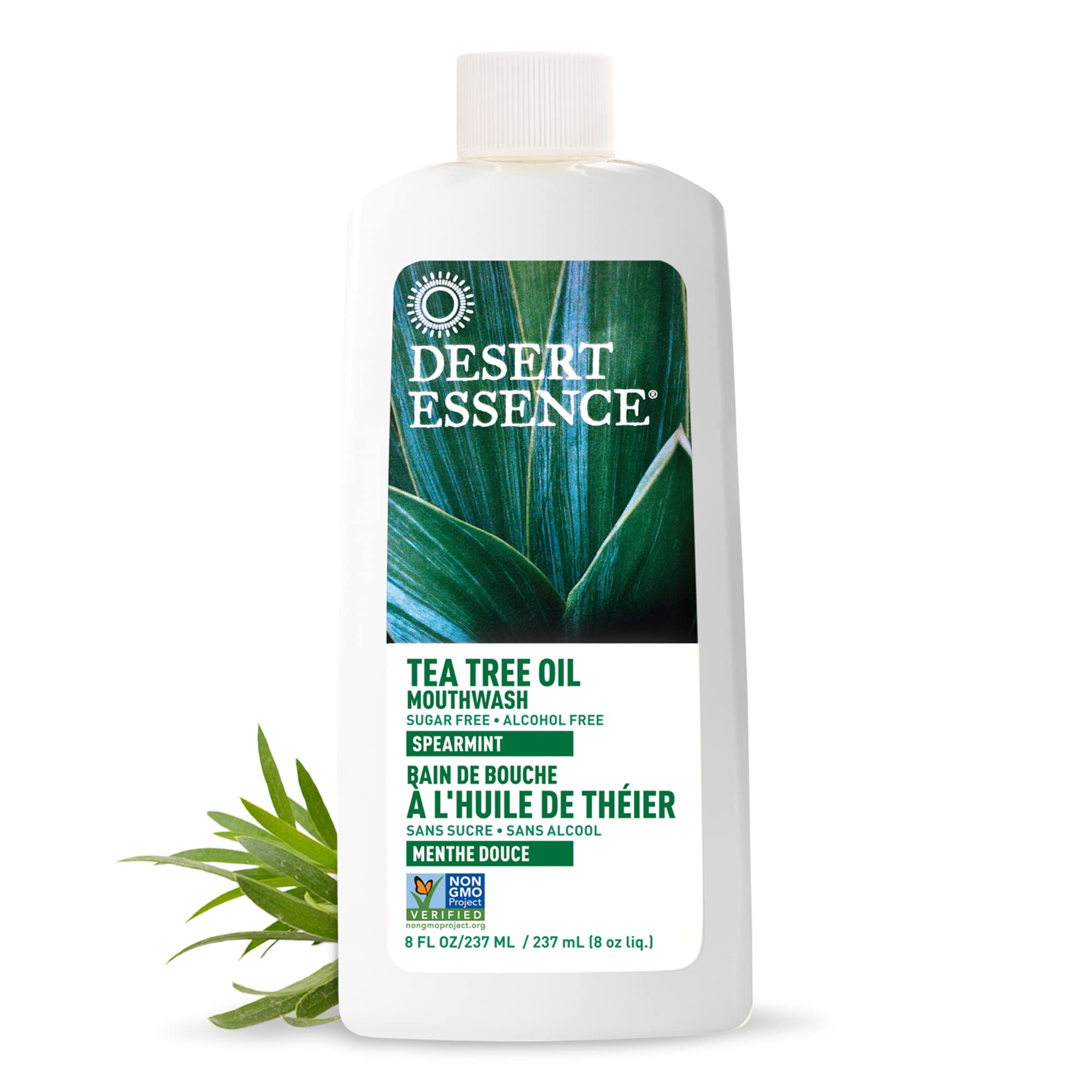 Foto 3 pulgar | Enjuague Bucal Desert Essence Con Aceite De Árbol De Té 240 Ml Con Menta Verde - Venta Internacional.