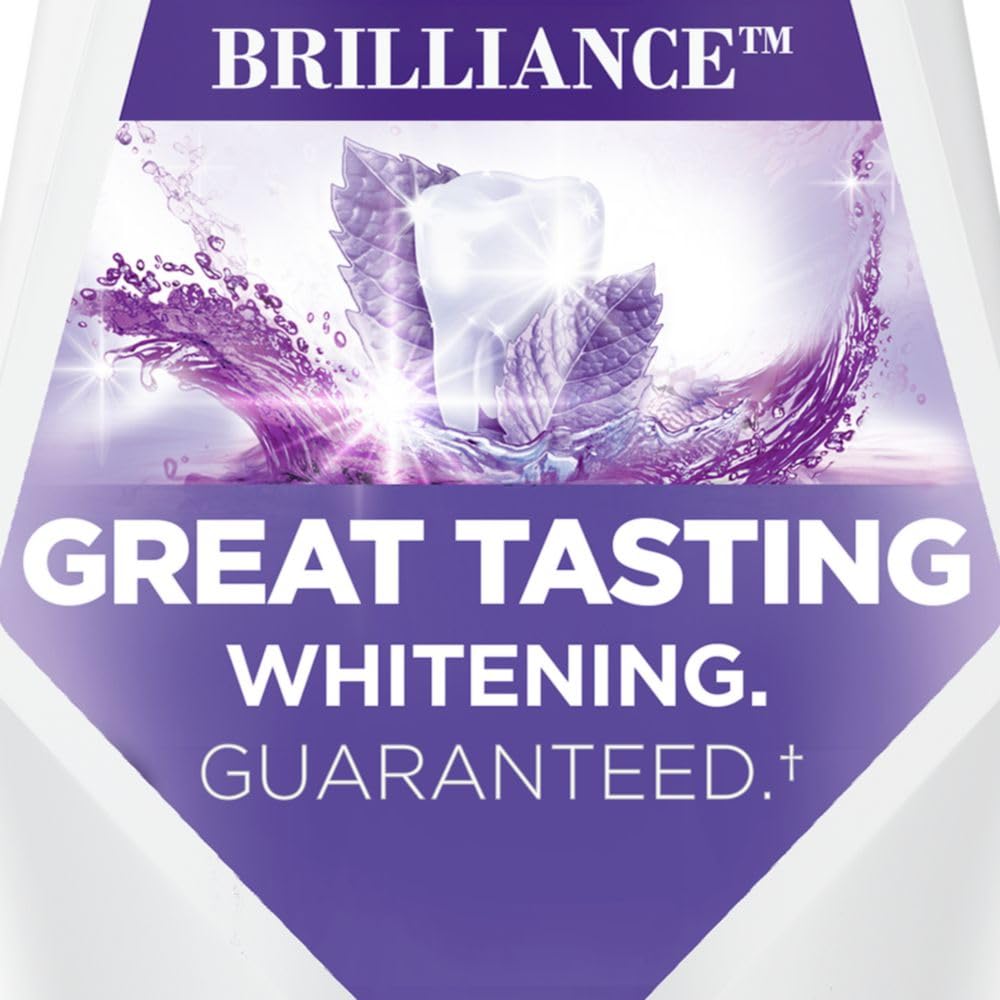 Foto 3 | Enjuague Bucal Crest 3d White Brilliance Whitening, 1 Litro (paquete De 6) - Venta Internacional.