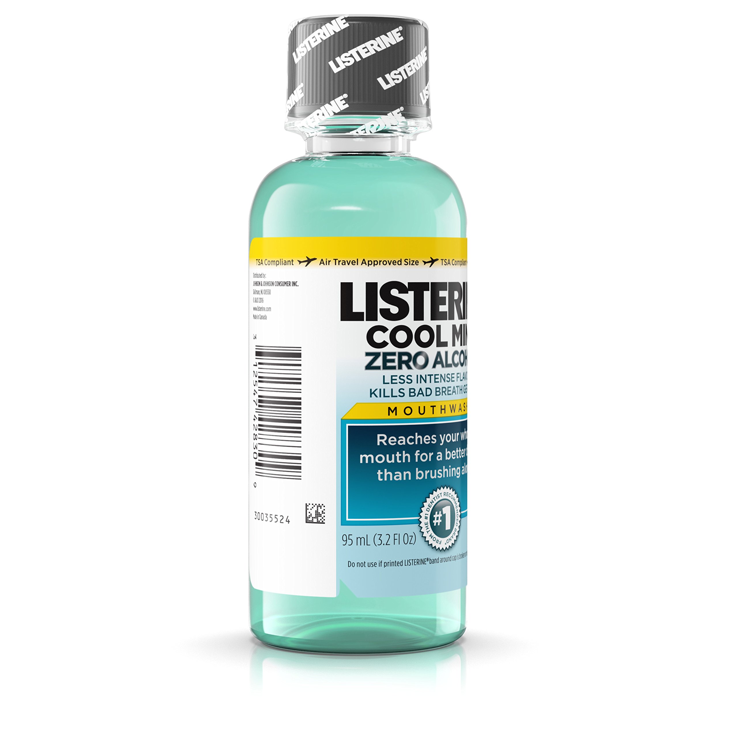 Foto 3 pulgar | Enjuague Bucal Listerine Antiseptic Zero Cavity Clean Mint 95 Ml X24 - Venta Internacional.