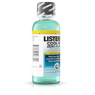 Foto 2 | Enjuague Bucal Listerine Antiseptic Zero Cavity Clean Mint 95 Ml X24 - Venta Internacional.
