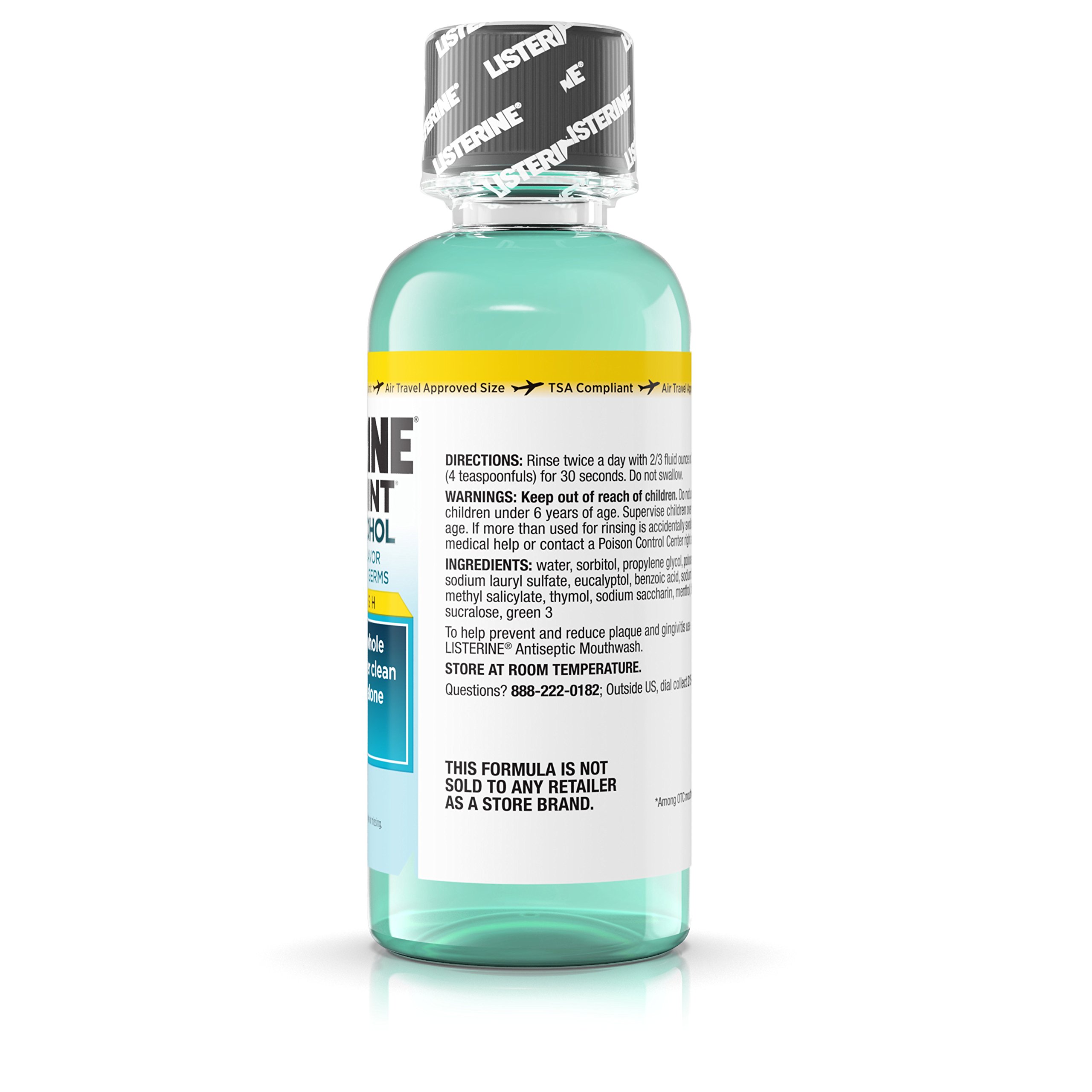 Foto 4 pulgar | Enjuague Bucal Listerine Antiseptic Zero Cavity Clean Mint 95 Ml X24 - Venta Internacional.