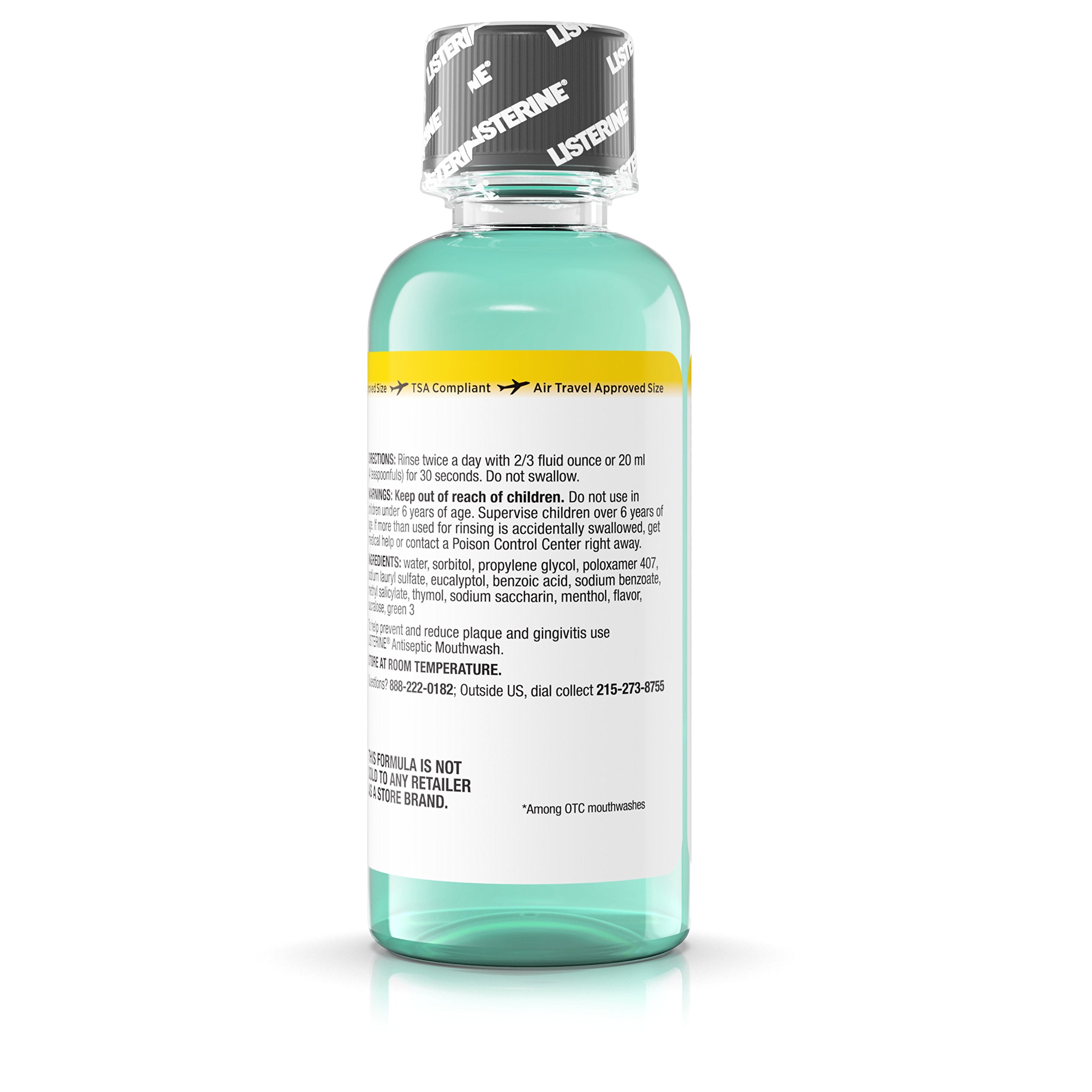 Foto 4 | Enjuague Bucal Listerine Antiseptic Zero Cavity Clean Mint 95 Ml X24 - Venta Internacional.