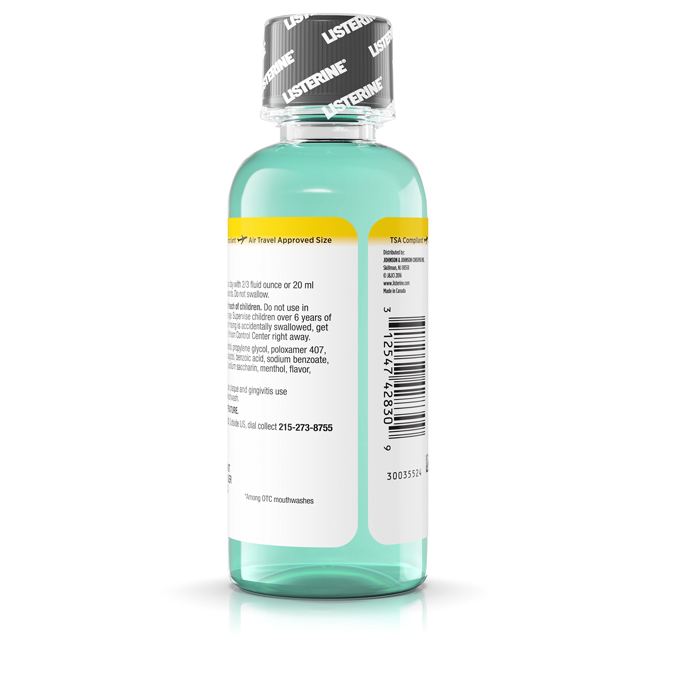 Foto 5 | Enjuague Bucal Listerine Antiseptic Zero Cavity Clean Mint 95 Ml X24 - Venta Internacional.