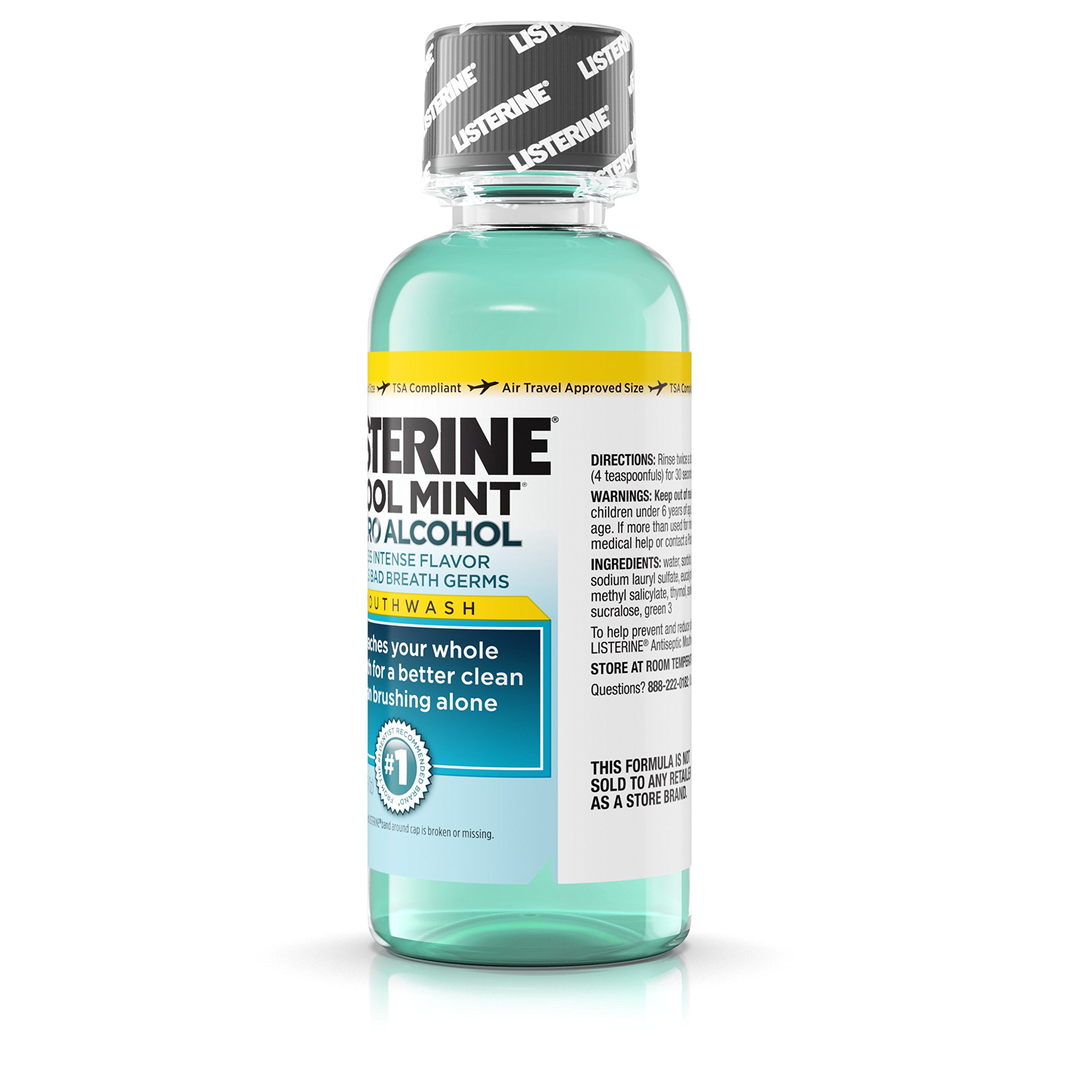 Foto 7 | Enjuague Bucal Listerine Antiseptic Zero Cavity Clean Mint 95 Ml X24 - Venta Internacional.