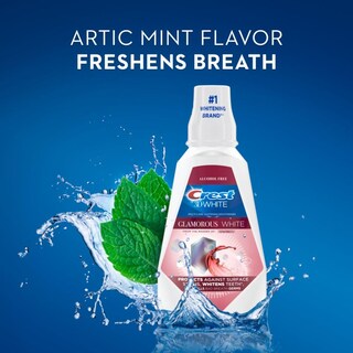 Foto 4 | Enjuague Bucal Crest 3d White Glamorous White Arctic Mint 473 Ml X4 - Venta Internacional.