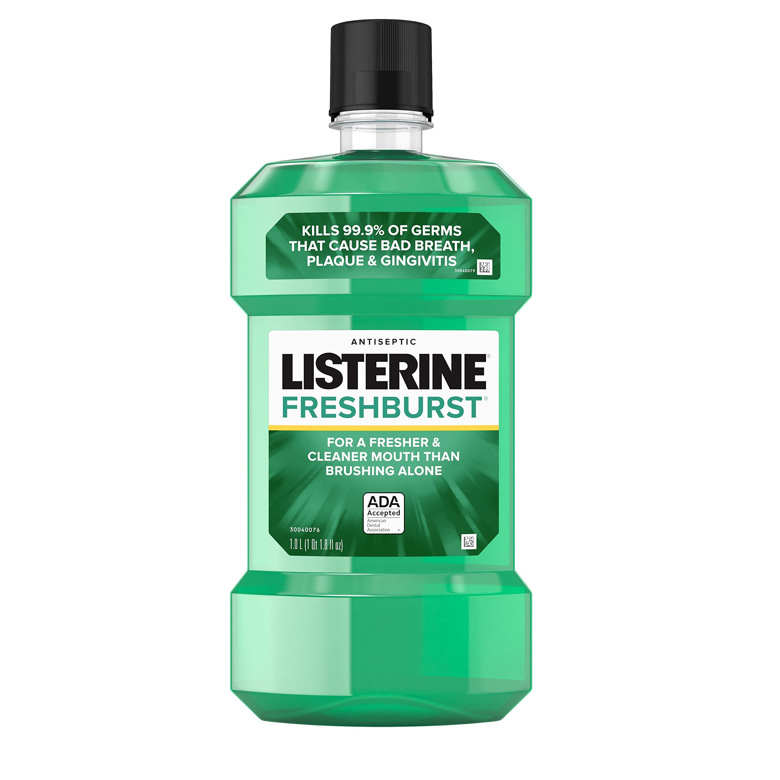 Foto 1 | Enjuague Bucal Listerine Freshburst Antiséptico, 1 Litro, Menta Verde - Venta Internacional.