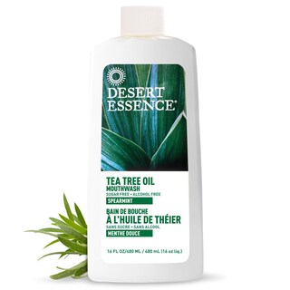 Foto 1 | Enjuague Bucal Desert Essence Con Aceite De Árbol De Té 473 Ml Con Menta Verde - Venta Internacional.