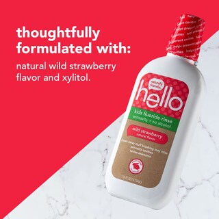 Foto 6 | Enjuague Bucal Hello Kids Wild Strawberry 473 Ml (paquete De 3) - Venta Internacional.