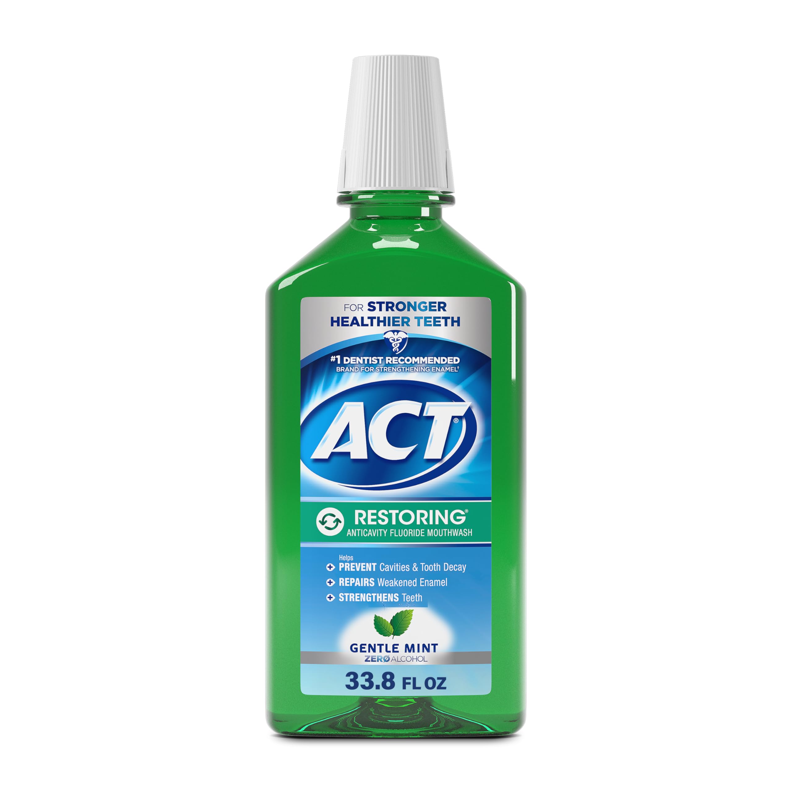 Foto 2 pulgar | Enjuague Bucal Act Restoring Zero Alcohol Flúor, 1 L, Mint Burst - Venta Internacional.