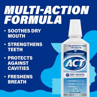 Foto 4 | Enjuague Bucal Act Para Boca Seca, Anticaries, Sin Alcohol, 532 Ml - Venta Internacional.